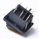 Yellow 6 Pin 3 Position Rocker Toggle Switch for Car Truck Boat Motorhome