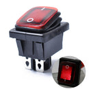 Red 4 Pin 2 Position Rocker Toggle Switch for Car Truck Boat Motorhome