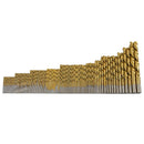 99 Pieces 1.5mm - 10mm HSS Titanium Shank Drill Bits Set For Wood Plastic