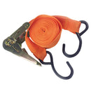 2 Pieces Car Truck Cargo Luggage Ratchet Ratcheting Tie Down Strap W/ Buckle