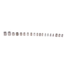 40 Pieces SAE & Metric Sockets Set Ratchet Hand Tools Kit Adapter & Case