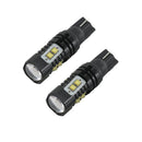 2X 50W T10 LED 6000K White Backup Reverse Light Bulbs Turn Signal Lamps