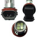 2pcs Blue H11 H8 Universal Car Headlight Fog Lamp LED Bulb Replacement