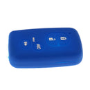 Silicone Smart Protective Car Key Fob Skin Case for Toyota Deep Blue