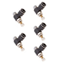 5x DSL-L6-02 Air Water Hose Tube Male Stud Push In Fit Pneumatic Fittings