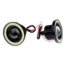 Universal Car 3.5'' Angel Eye Halo Ring LED COB Fog Driving Light Lamp White