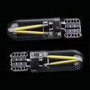 2 Pieces Car T10 COB LED Light Bulb For Clearance Number Plate Lamp White