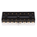 8-Way Fuse Holder Block Fusebox Panel Distribution Block Car Boat Automotive