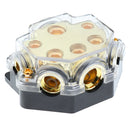Car Audio Power Fuse Holder Distribution Block 0/2/4Ga Input 2 4 8 Ga Output
