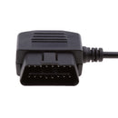 Universal Car OBD2 To 2-Pin GPS Power Plug Connector Adapter Wire