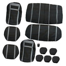 11pcs PU Car Seat Headrest Cover Set Protective Mat Shield Easy To Clean