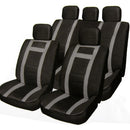 11pcs PU Car Seat Headrest Cover Set Protective Mat Shield Easy To Clean