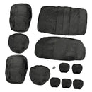 11pcs PU Car Full Set Headrest Cover Seat Protector Mat Shield Breathable