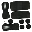 Pack of 9 Anti-scratch Full Set Seat Headrest Bench Cover Keep Clean