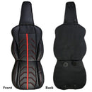 Front Single PU Seat Headrest Cushion Set Protector Mat Breathable Universal