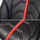 Front Single PU Seat Headrest Cushion Set Protector Mat Breathable Universal