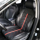 Front Single PU Seat Headrest Cushion Set Protector Mat Breathable Universal