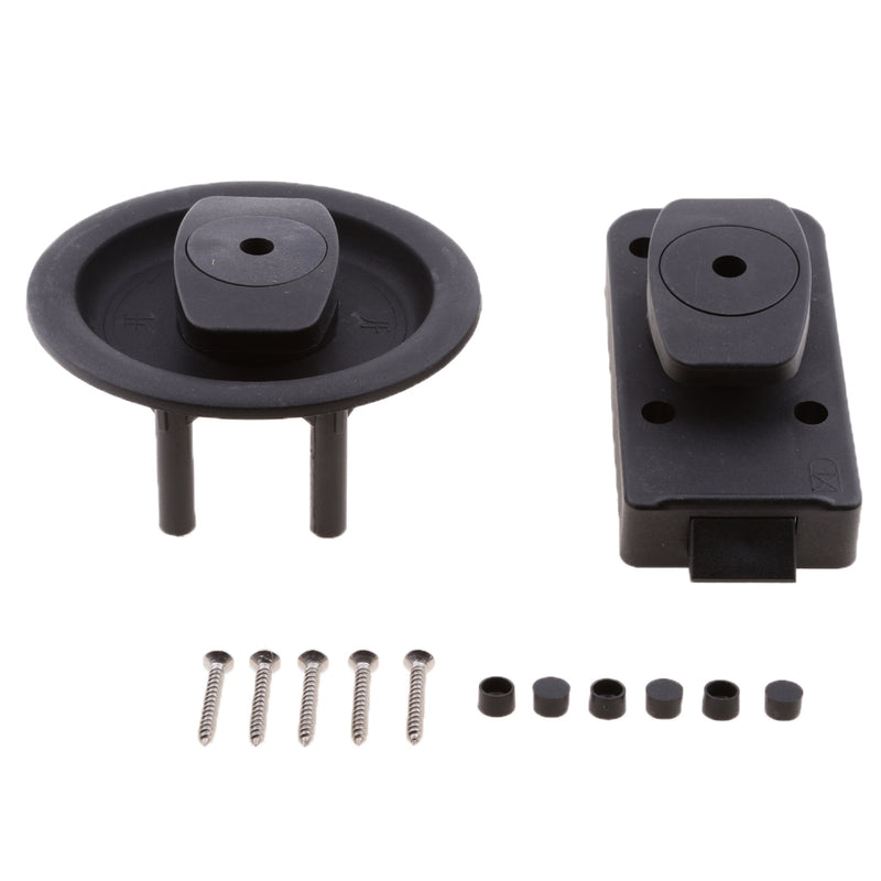 1 Set RV Motorhome Travel Trailer Entry Bathroom Door Lock Latch Assembly