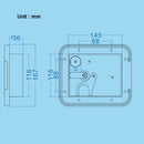 RV Boat Marine Multi-Purpose Access Inspection Hatch Locking Door