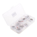 340 Pieces Car Lock Reed Locking Plate Tablets Lock Set for Honda
