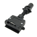 7 Way Round to Flat Female Socket Trailer Boat Truck RV Light Connector