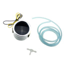 52mm 12V Silver Surface Blue LED Car SUV Pointer Turbo Boost Gauge Meter Bar