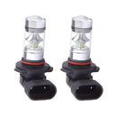 2 Pieces 9145 H10 100W 10000K Blue LED Projector Fog Driving Light Bulbs Lamp