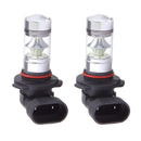 2x 9005 100W 1800LM LED 20SMD Projector Foglight Bulbs DRL Lamp White 8000K