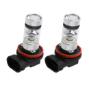 2PCS WHITE H16/ H11 100W 8000K LED FOG DRIVING LIGHT BULBS LAMP