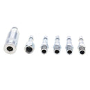 6 Pieces Air Compressor Line Hose Fittings Quick Release Connector 1/4" BSP