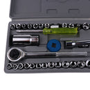 40pcs 1/4'' Socket Set Ratchet Wrench Kit Hand tool Home Garage Workshop