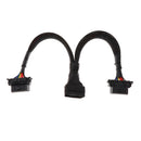 Universal Car 1 Male To 2 Female 16 Pin OBD2 OBDII Extension Cable Splitter