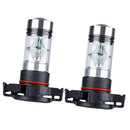 2x H16 2835 100W LED 8000K Iceberg Blue Fog Light Lamps Bulbs Conversion Kit