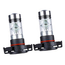 2x H16 2835 100W LED 8000K Iceberg Blue Fog Light Lamps Bulbs Conversion Kit