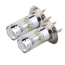 2x H7 100W 1200LM 6000K White Fog Driving Light Lamps Bulbs Conversion Kit