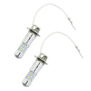 2pcs H3 50W Durable and Practical Fog Bulbs Led Bulbs White