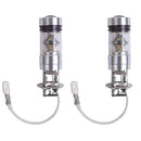 Pair H3 100W LED 6000K 20SMD Fog Driving Light Bulbs Lamp Iceberg Blue