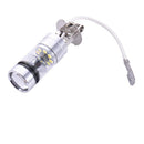 Pair H3 100W LED 6000K 20SMD Fog Driving Light Bulbs Lamp Iceberg Blue