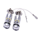 Pair H3 100W LED 6000K 20SMD Fog Driving Light Bulbs Lamp Iceberg Blue