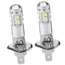 2pcs H1 50W Headlight Durable and Practical Fog Bulb Led Bulbs White