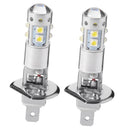 2pcs H1 50W Headlight Durable and Practical Fog Bulb Led Bulbs White