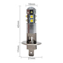 2pcs H1 50W Headlight Durable and Practical Fog Bulb Led Bulbs White