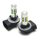 2x 50W 881 893 6000K Cool White High Power LED DRL Fog Driving Lights Bulbs