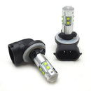 2x 50W 881 893 6000K Cool White High Power LED DRL Fog Driving Lights Bulbs