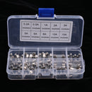 100 Pieces Car Audio Power Amplifier Glass AGU Nickel Plated Fuse 0.2A-15A