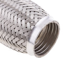 Car SUV Stainless Steel 500mm Exhaust Pipe Silencer Muffler End Tips 52mm