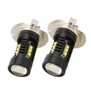 2pcs H7 60W Durable and Practical Fog Led Backup Bulbs White