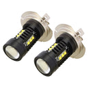 2pcs H7 60W Durable and Practical Fog Led Backup Bulbs White
