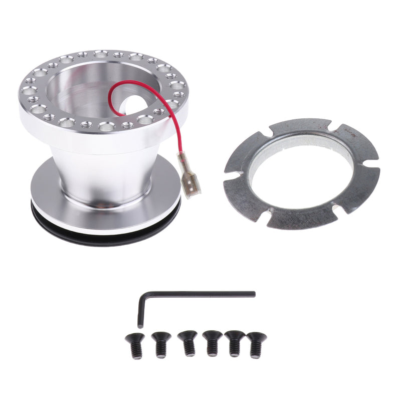 1 Set 6-Holes Steering Wheel Hub Quick Release Adaptor Screws Kit For Nissan