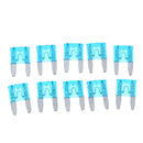 10 Pack 16AWG Add A Circuit Inline Fuse Holder Tap and 15Amp APM Fuses Blade